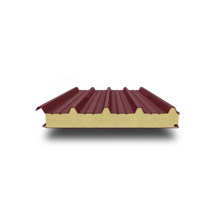 Кровельная сэндвич-панель с пенополистиролом, 1000х100 мм, 0.5/0.5, Quarzit
