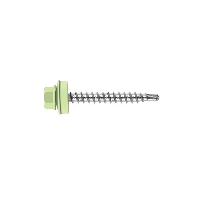 Саморез кровельный Daxmer 4,8х50 RAL 6013 (150) сверло №1
